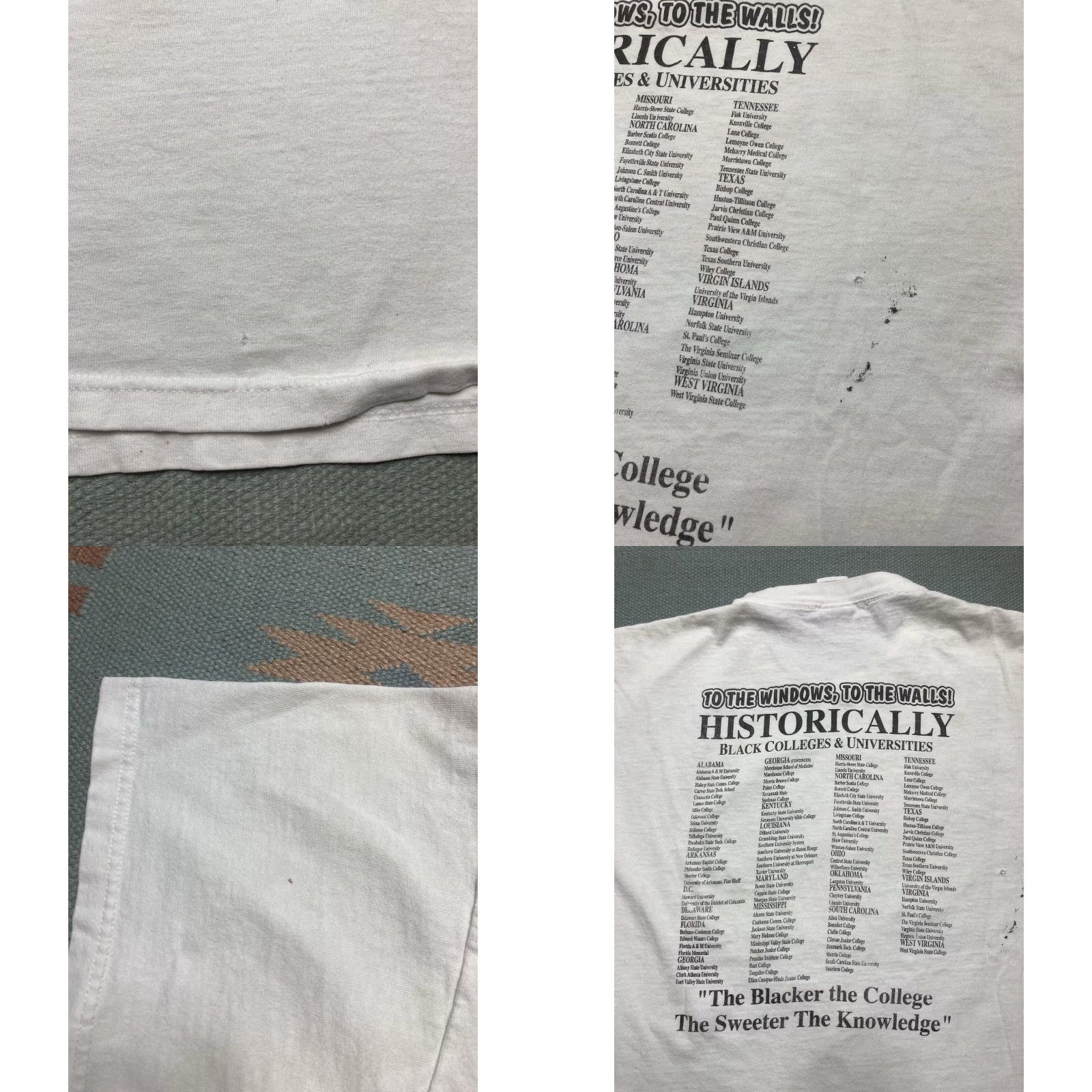 Fruit Of The Loom VINTAGE Joe Turner Classic SSU NSU Football Black Georgia XL T-Shirt Men Size US XL / EU 56 / 4 - 8 Thumbnail