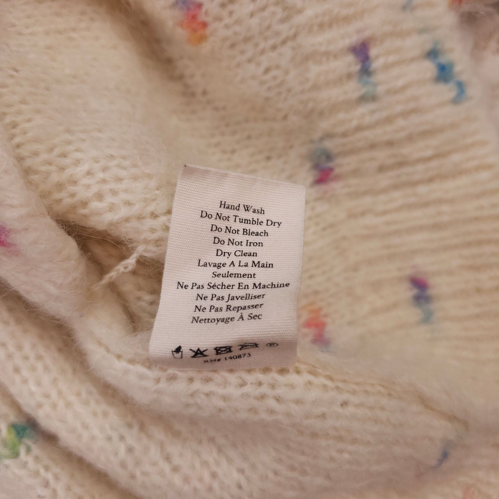 LoveShackFancy LoveShackFancy Emmanuelle Alpaca Cardigan Cream Sz Small Size S / US 4 / IT 40 - 9 Thumbnail