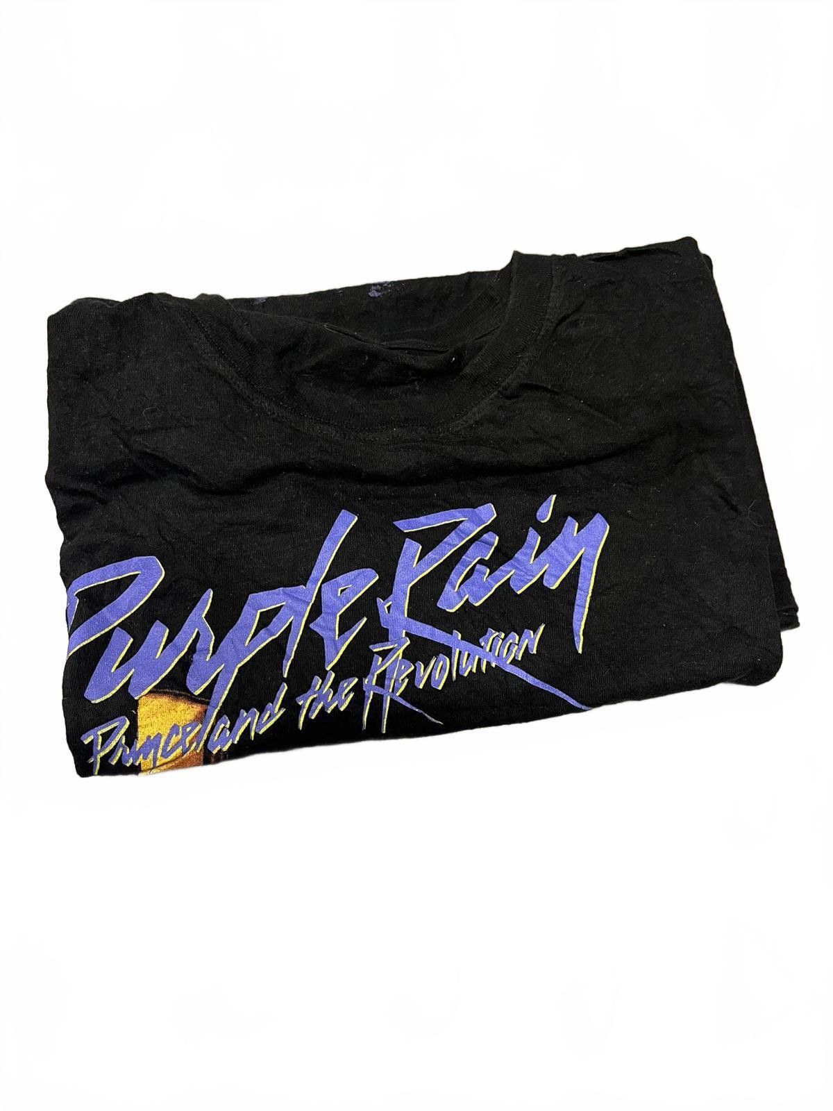 Designer Purple Rain Vintage T-Shirt - Iconic Prince Design Size US XL / EU 56 / 4 - 3 Thumbnail
