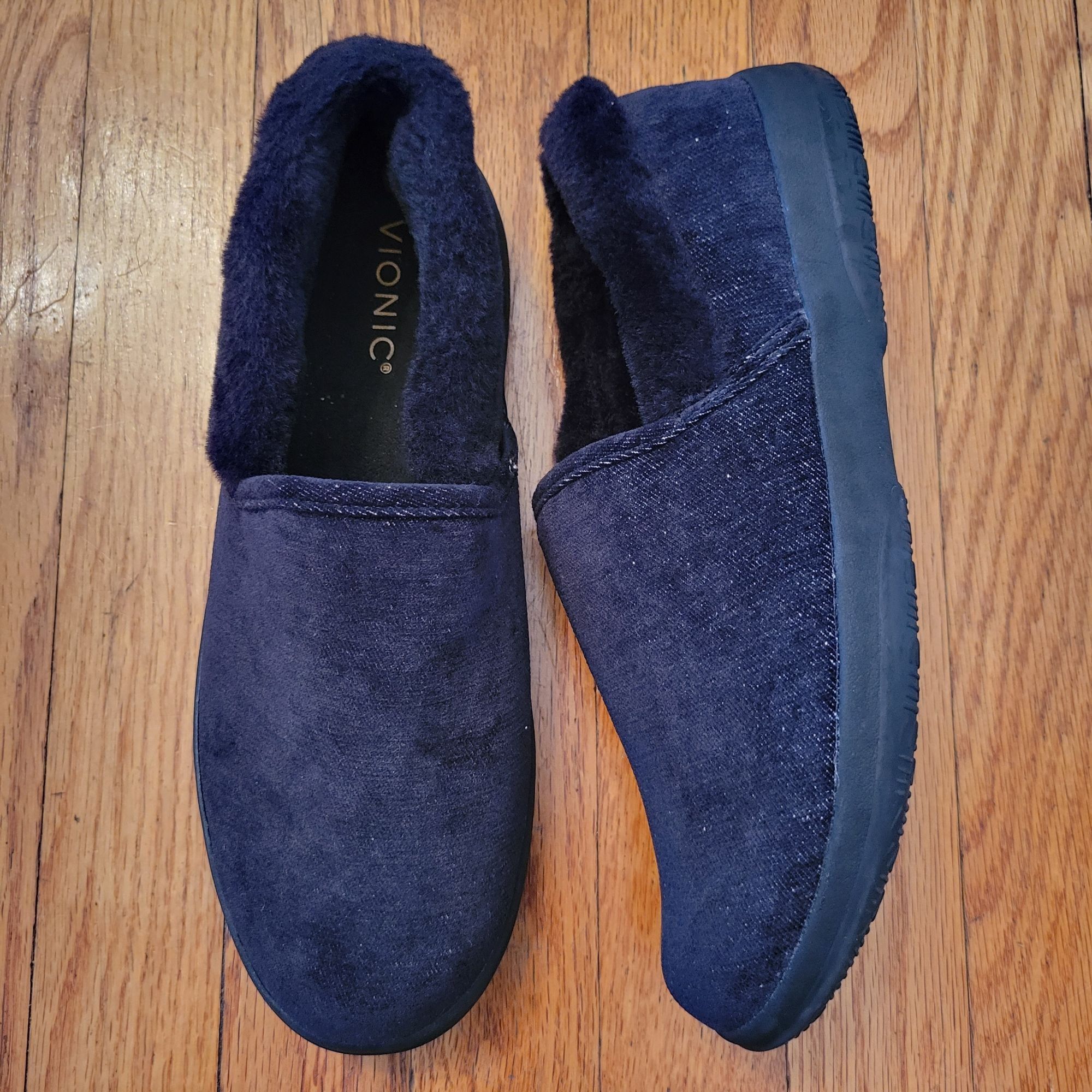 Vionic Vionic Slippers 9.5 Cozy Indoor Footwear Comfy Plush Black C Size US 9.5 / IT 39.5 - 1 Thumbnail