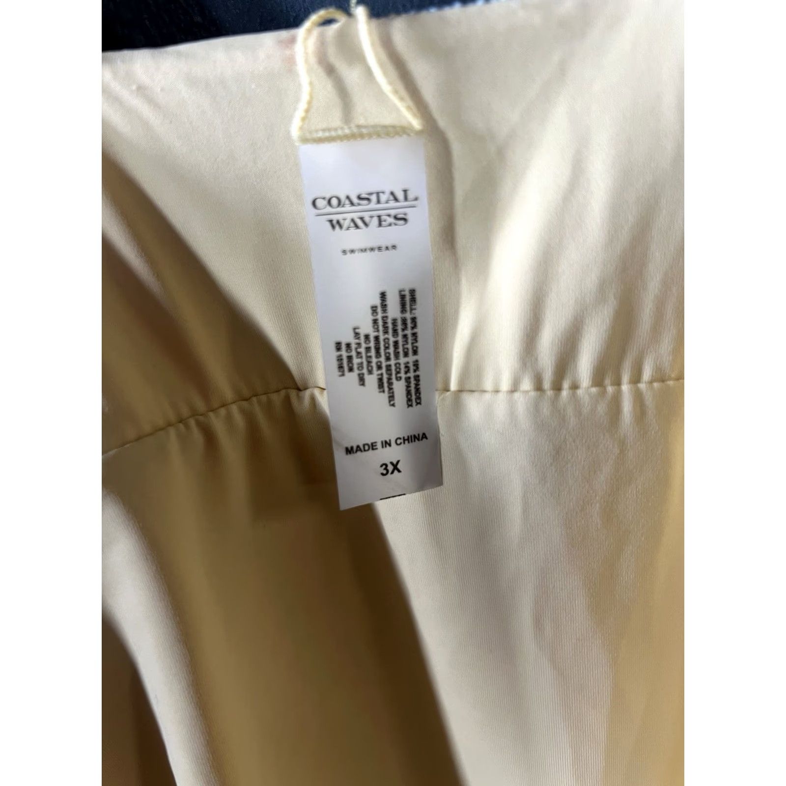 Vintage Coastal Womens Yellow One Piece Swimsuit Plus Size 3X Size ONE SIZE - 3 Thumbnail