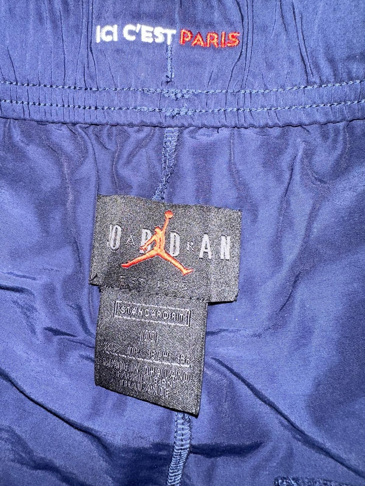Designer Air Jordan x Paris Saint-Germain Men’s Midnight Navy Basketball Shorts Size US 28 / EU 44 - 6 Thumbnail