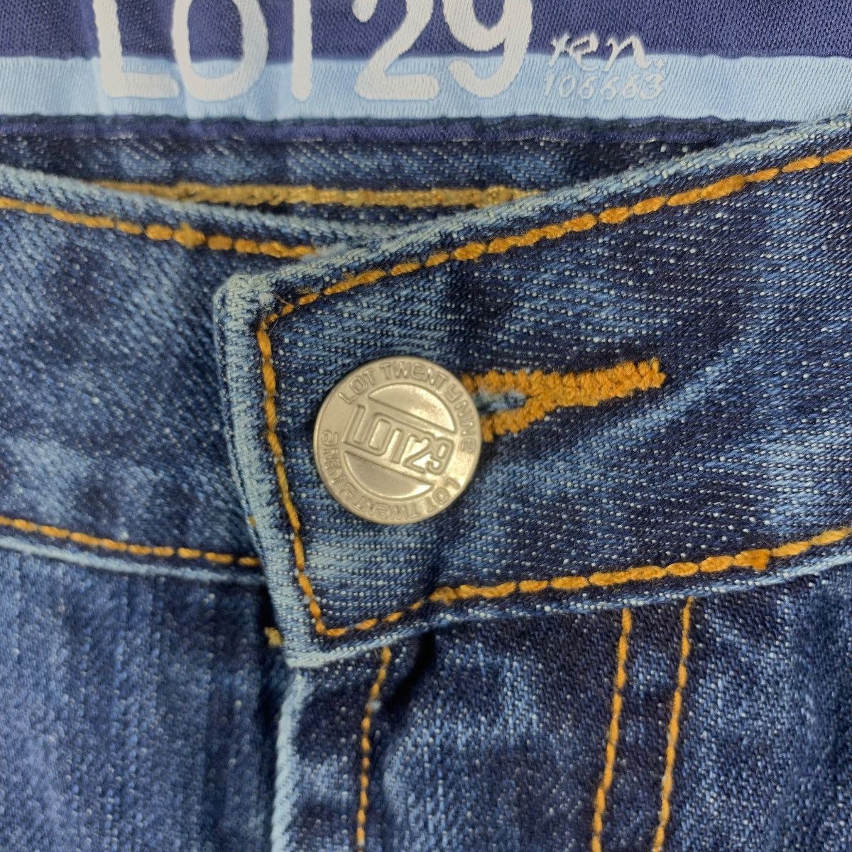 Japanese Brand LOT 29 x BUGS BUNNY embroidery design blue jeans Size US 34 / EU 50 - 5 Thumbnail