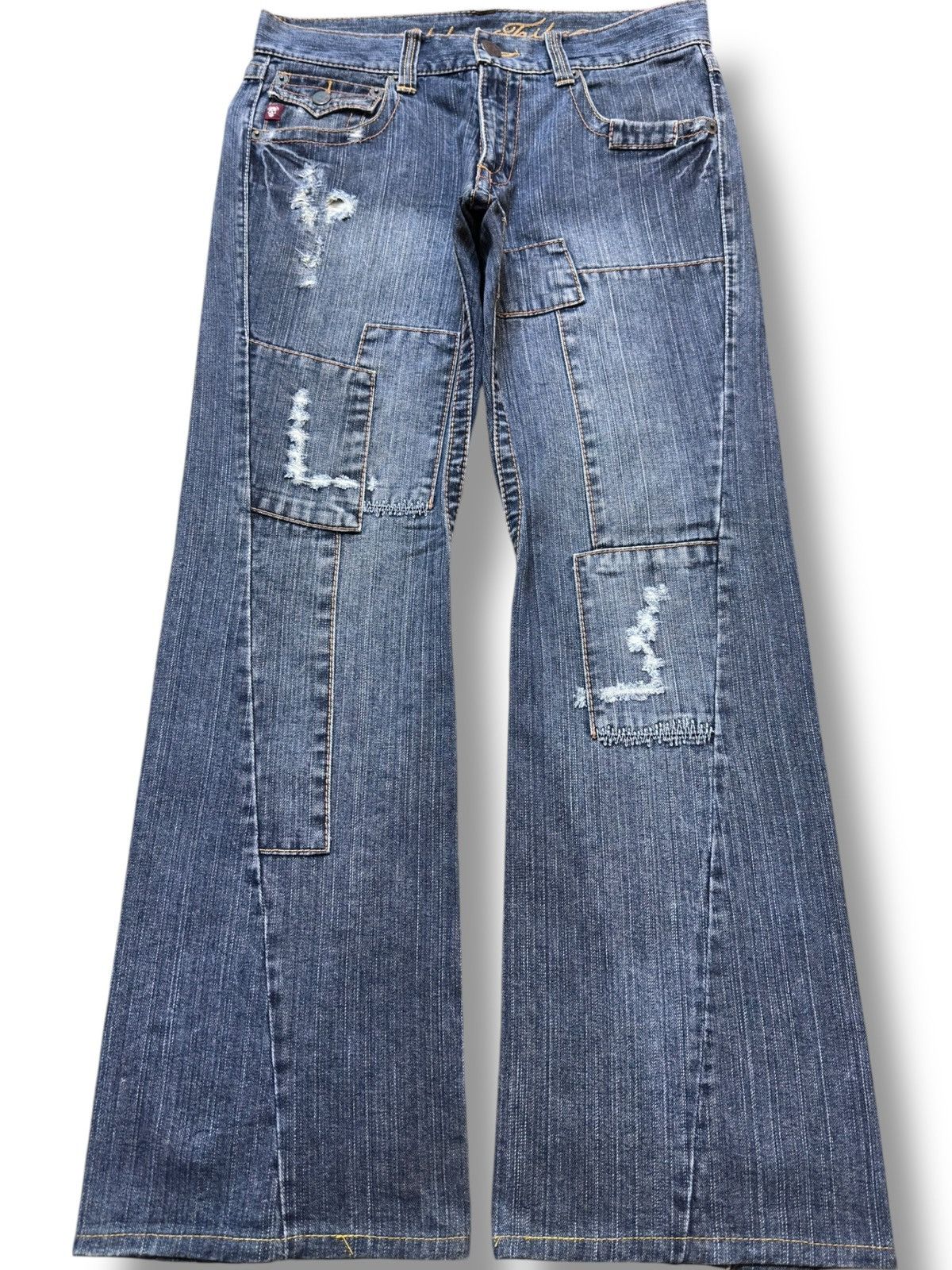 20471120 Vintage 291295 Homme Flare Boocut Grunge Denim Size US 32 / EU 48 - 1 Thumbnail