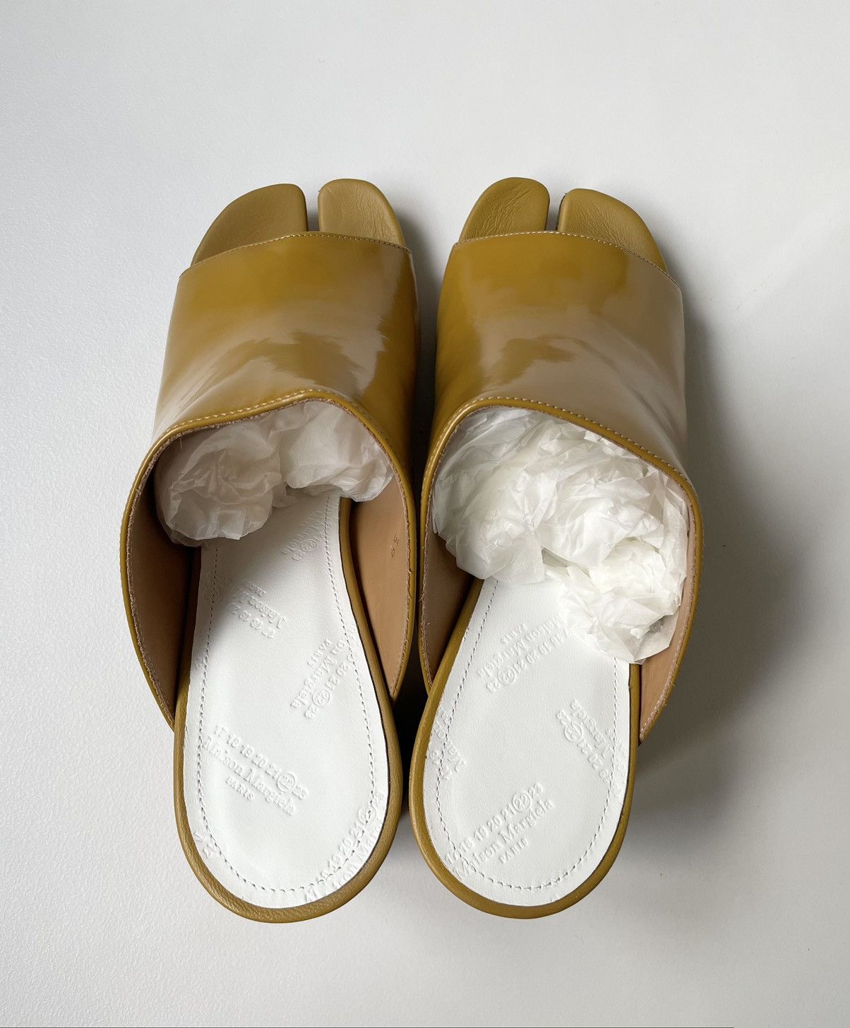 Maison Margiela S/S 21 Leather Tabi Sandals Size US 9 / IT 39 - 9 Thumbnail