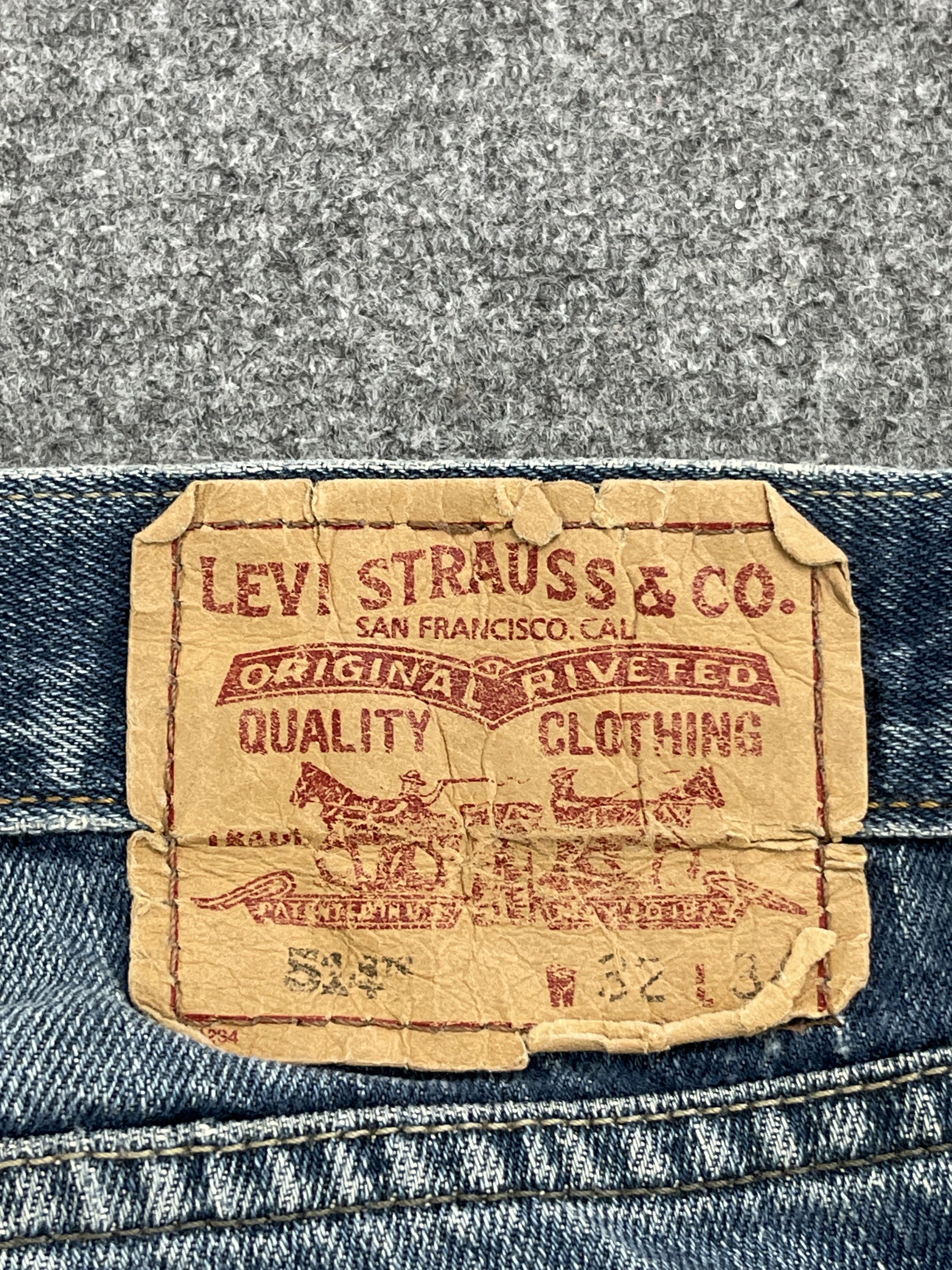 Levi's Vintage Levis 514 Faded Blue Jeans DP2556 Size US 32 / EU 48 - 6 Thumbnail