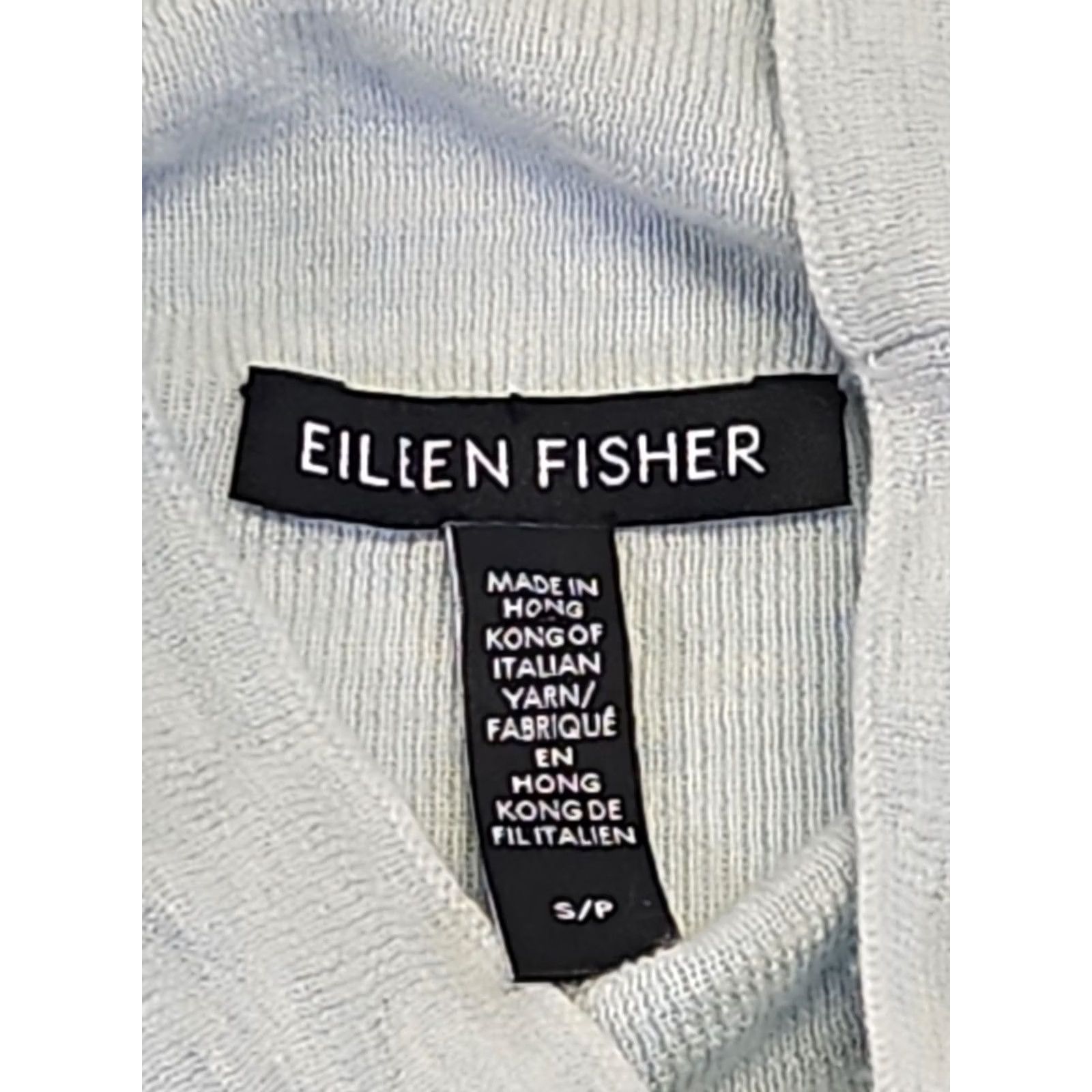 Eileen Fisher VINTAGE Eileen Fisher Sweater Mock Neck 100% Merino Wool S Sage Green Womens Size S / US 4 / IT 40 - 4 Thumbnail