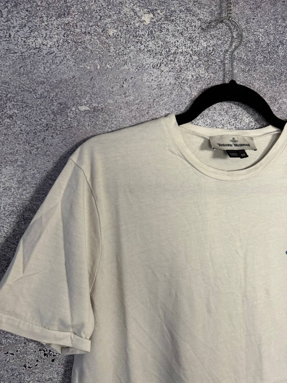 Vivienne Westwood Vivienne Westwood Orbital Embroidered Logo White Men's Size US M / EU 48-50 / 2 - 6 Thumbnail