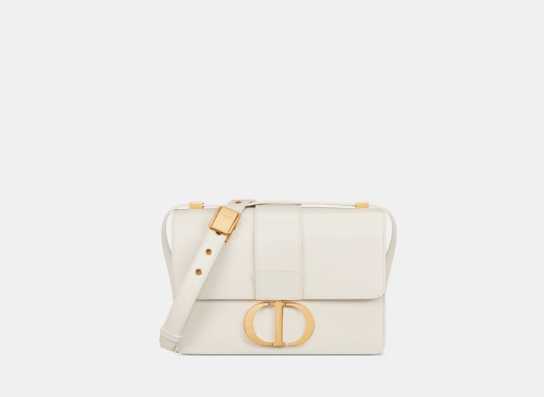 Dior o1w1db11125 M9203U Size: OS / 30 Montaigne Bag in White Size ONE SIZE - 1 Thumbnail