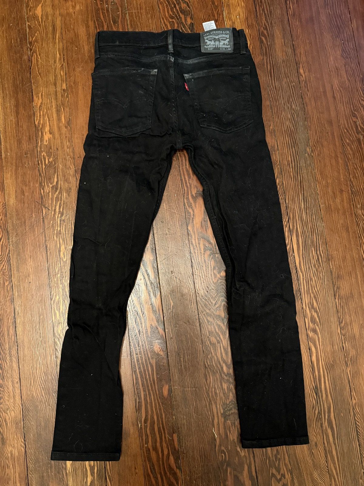 Levi's Used Levis Black 510 Denim - 31 x 32 Size US 31 - 2 Thumbnail