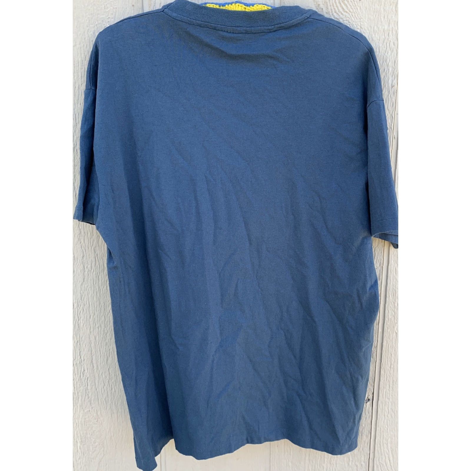 Swatch VINTAGE Mendocino Whale Watch T Shirt Sansegal XL Single Stitch Made In USA Men Blue 1990s Sportswear Graphic Tee Size US XL / EU 56 / 4 - 7 Thumbnail