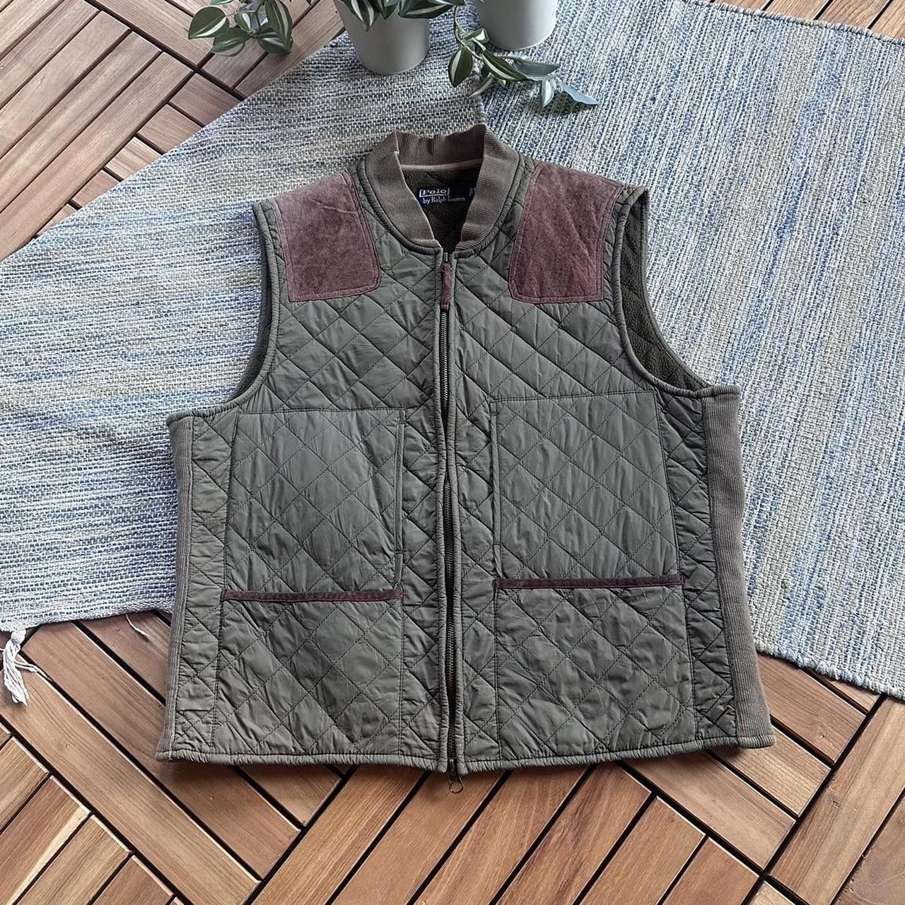 Polo Ralph Lauren Vintage Y2K Polo Ralph Lauren Checkered Light Vest Size US XL / EU 56 / 4 - 1 Thumbnail