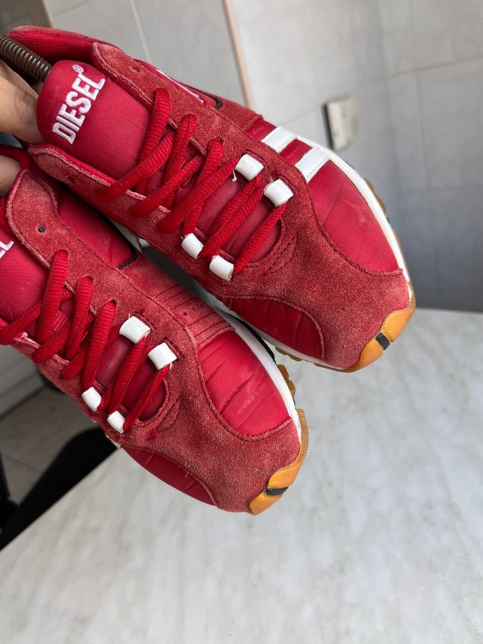 Diesel Vintage Logo Diesel Sneakers Avant Garde Moto Style 2000s Size US 5 / EU 37 - 5 Thumbnail
