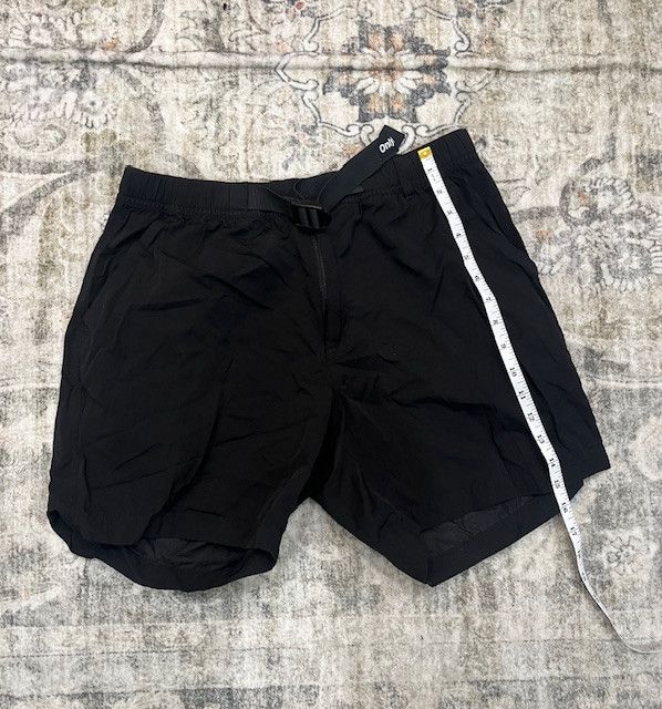 Only NY Only NY Nylon Belted Shorts – Size M – Black Size US 32 / EU 48 - 3 Thumbnail