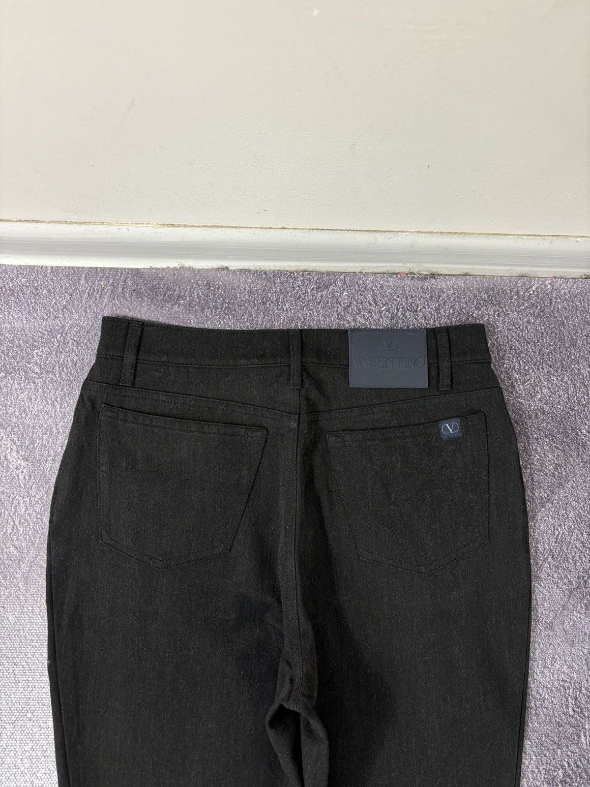 Valentino Vintage Valentino Women’s Straight Fit Black Pants Trousers Size 30" / US 8 / IT 44 - 15 Thumbnail
