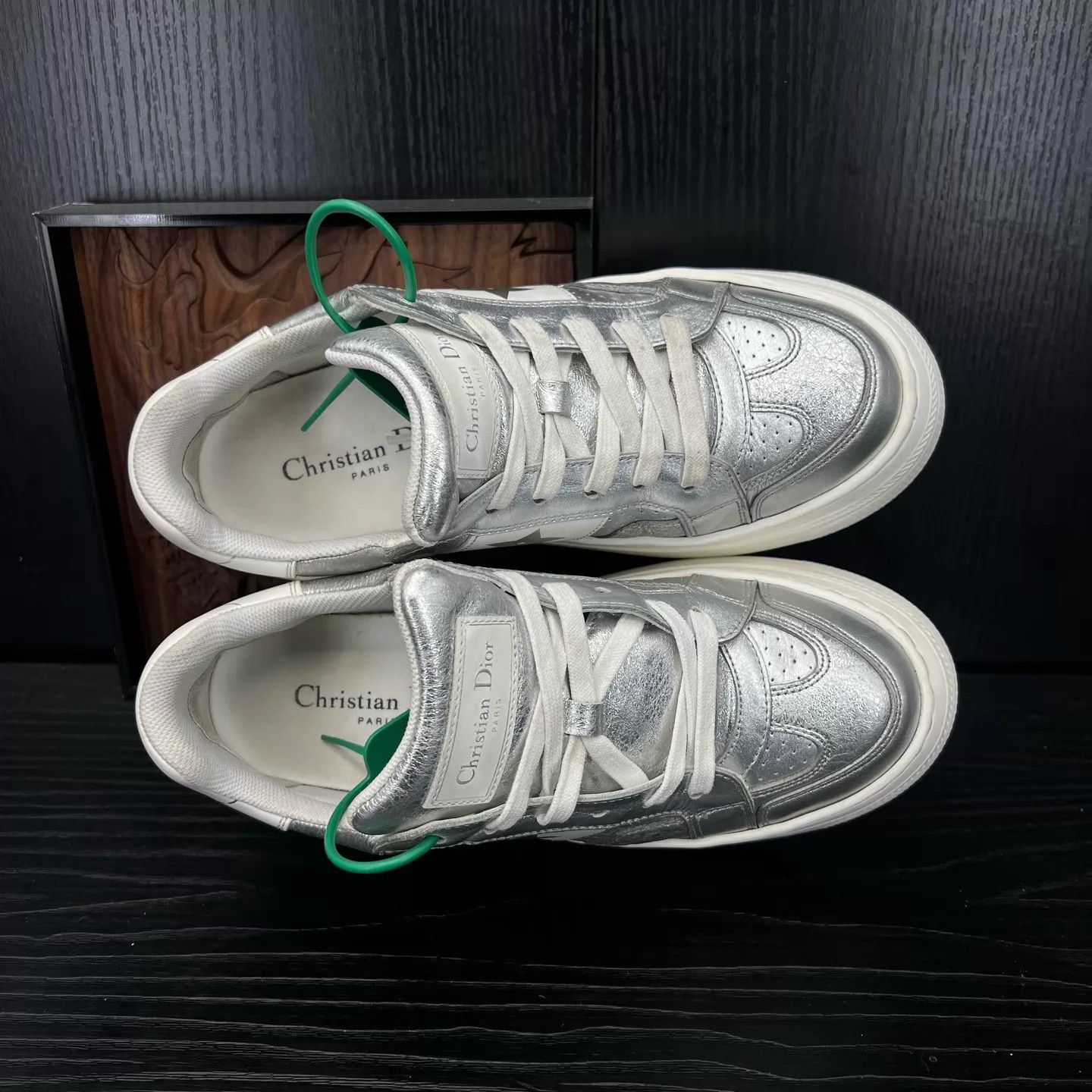 Dior Dior CD Silver/White 37 (Mint, Original Box) Size US 6.5 / IT 36.5 - 8 Thumbnail