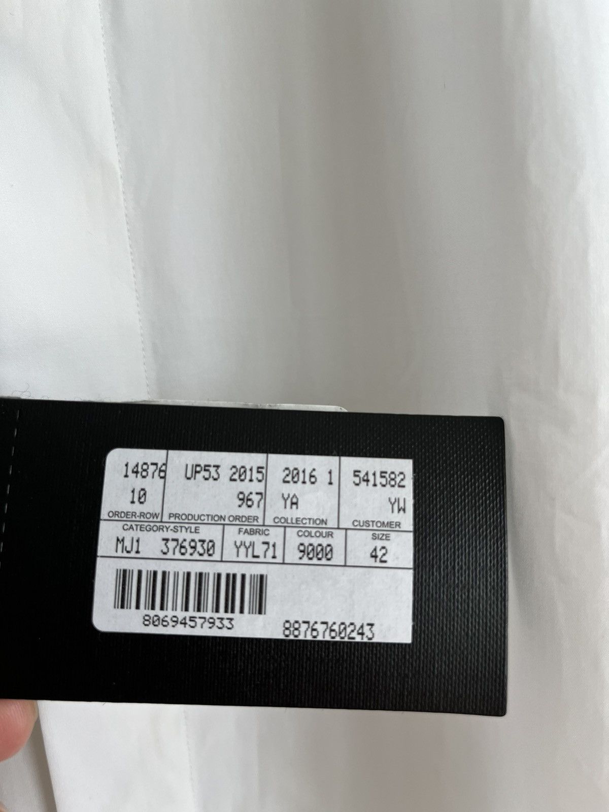Hedi Slimane × Saint Laurent Paris × Yves Saint Laurent Extremely Rare Brand New Hedi Slimane 2015 Tuxedo Shirt Size US XL / EU 56 / 4 - 19 Thumbnail