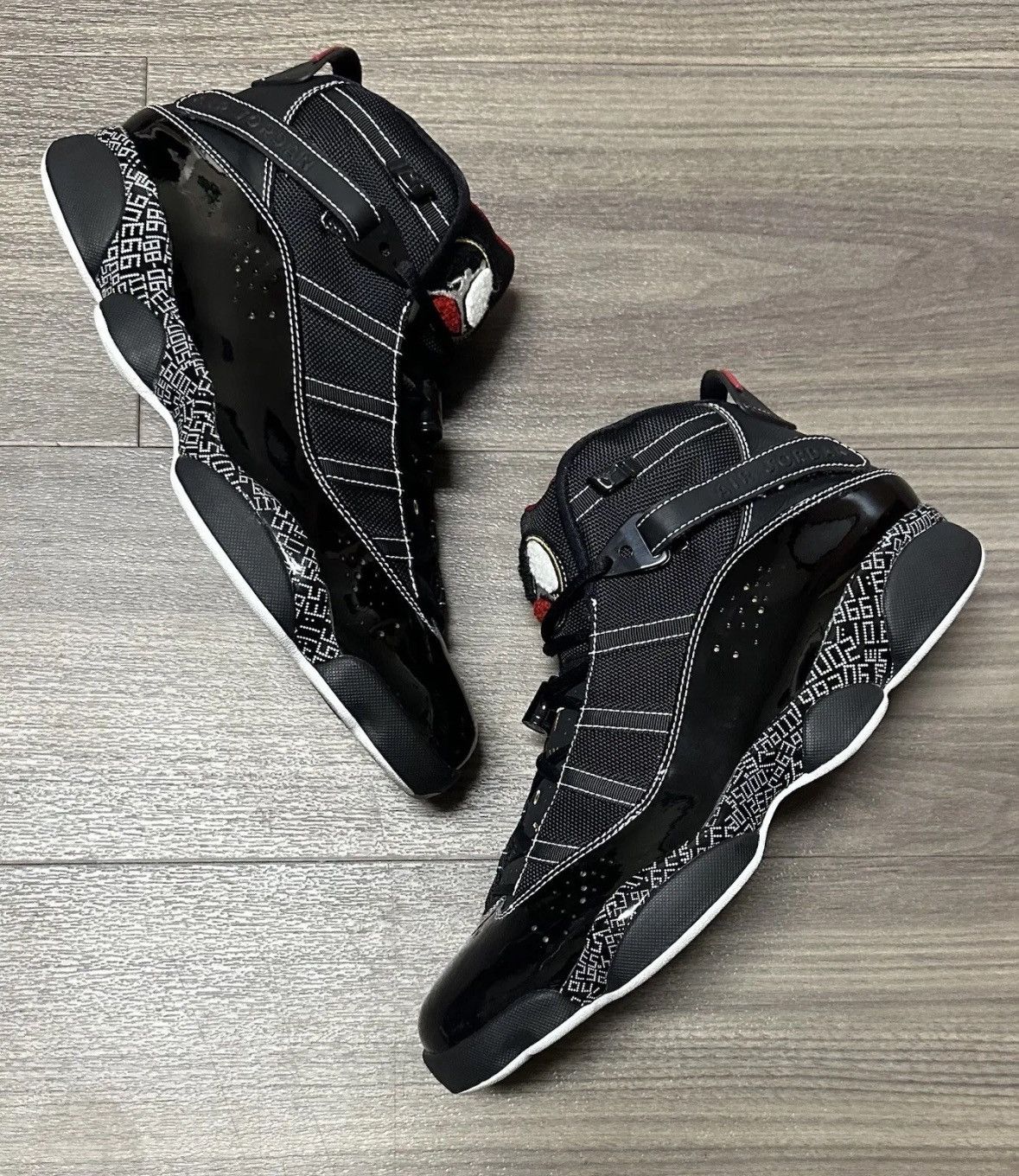 image of Jordan Brand 6 Rings Hall Of Fame 2009 Shoes in Black, Men's (Size 11)