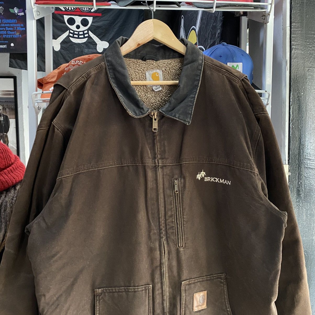 Carhartt × Vintage Vintage Carhartt Sherpa lined jacket Size US XL / EU 56 / 4 - 4 Thumbnail