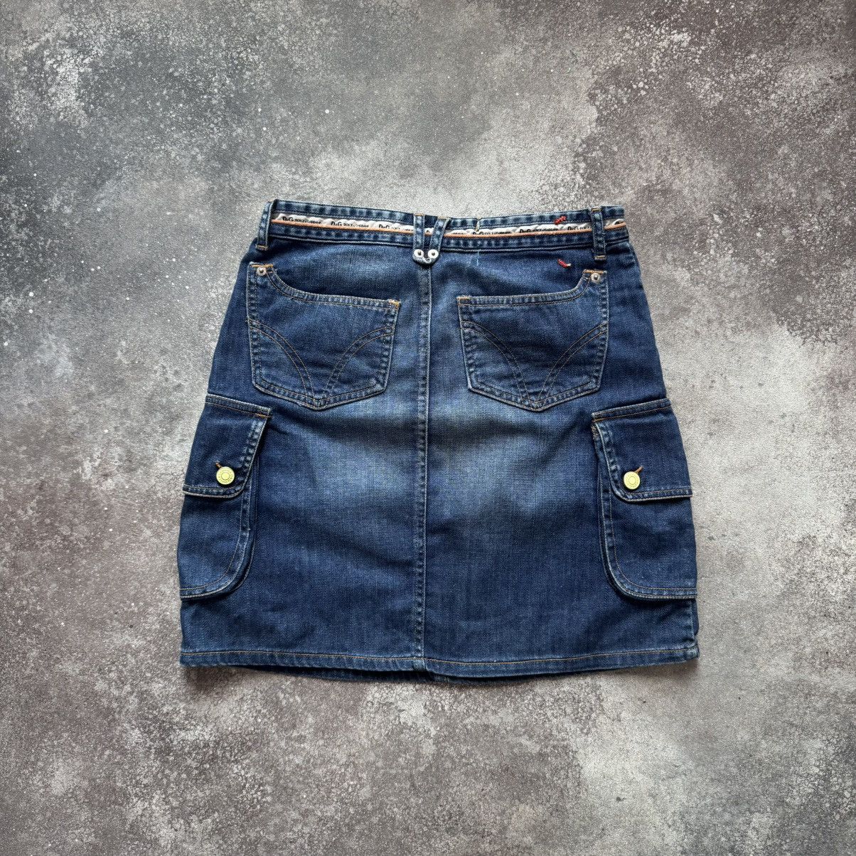 Dolce & Gabbana D&G Dolce & Gabbana Vintage Cargo Denim Skirt Size 27" / US 4 / IT 40 - 5 Thumbnail