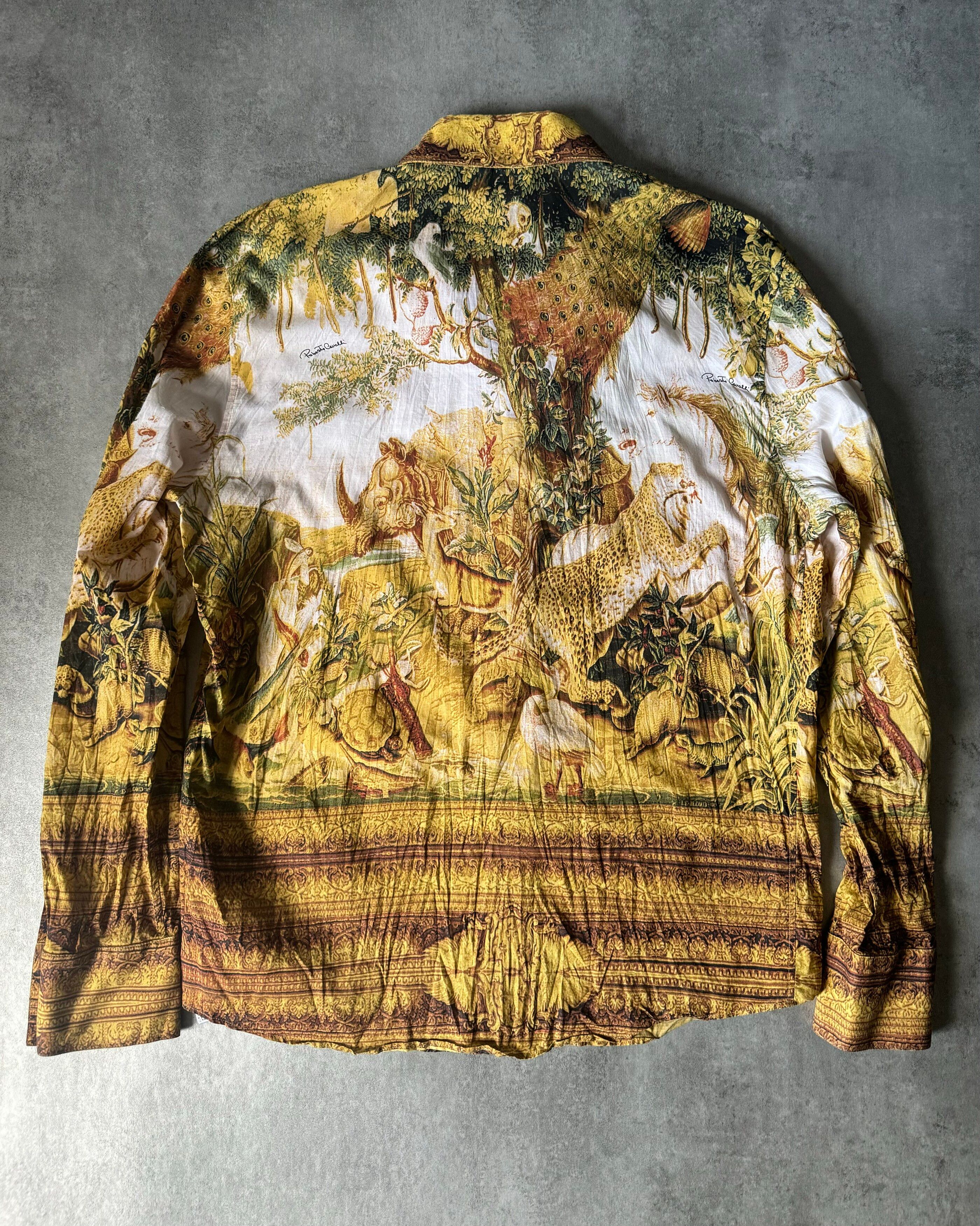 Archival Clothing AW1996 Roberto Cavalli Safari Renaissance Shirt Size US M / EU 48-50 / 2 - 2 Preview