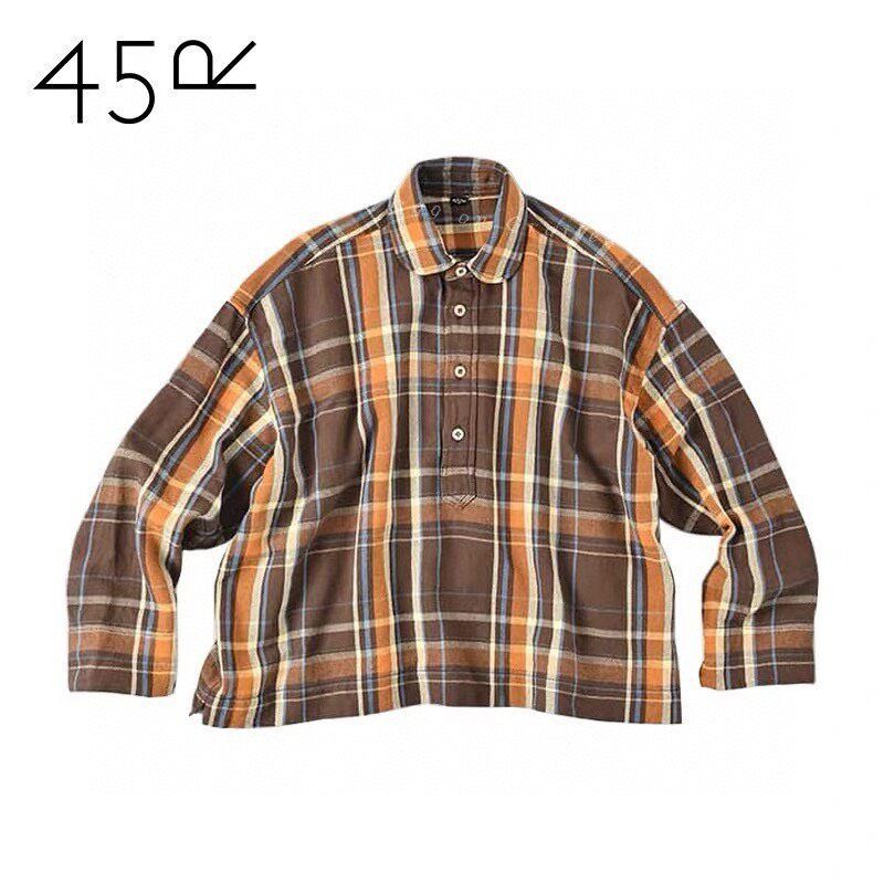 45rpm 45R Women's Plaid Shirt Size M / US 6-8 / IT 42-44 - 1 Thumbnail