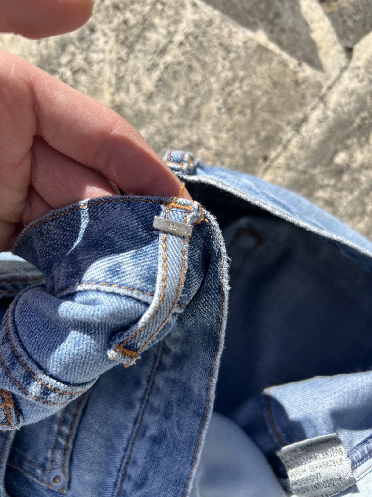 Dior Dior Homme destroyed denim jeans by KVA archive 2000s Size US 33 - 9 Thumbnail