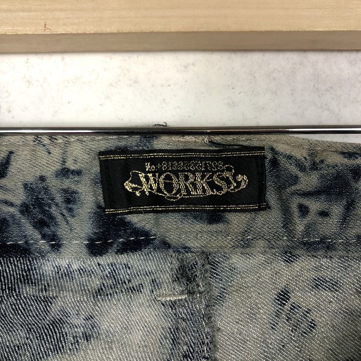 Hysteric Glamour 🔥Acid Wash Design Skinny Distressed Denim Jeans Works Japan Size US 30 / EU 46 - 16 Thumbnail
