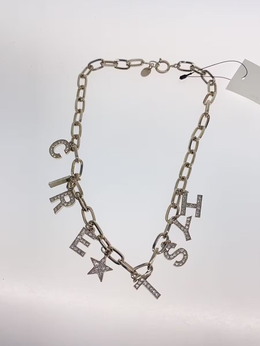 Hysteric Glamour Crystal Script Pendant Necklace Size ONE SIZE - 2 Thumbnail
