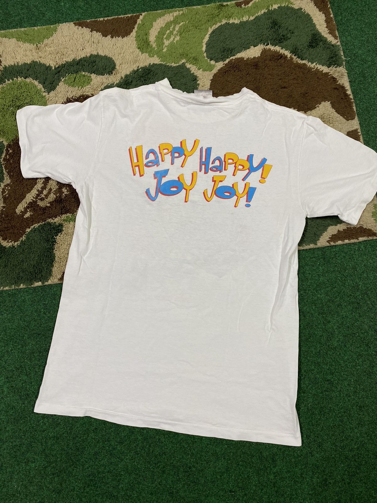 Vintage 90’s Vintage Ren & Stimpy Nickelodeon Tee Shirt Medium Size US M / EU 48-50 / 2 - 2 Thumbnail