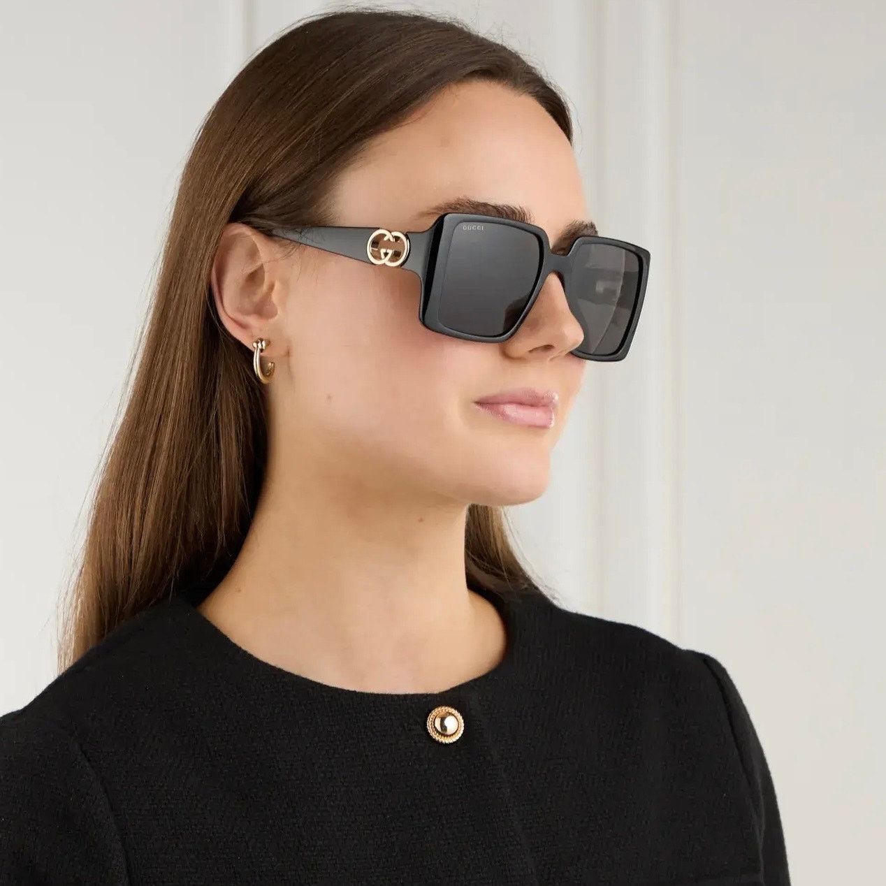 Gucci New, GUCCI Sunglasses GG1692S 001 Authentic Size ONE SIZE - 7 Thumbnail