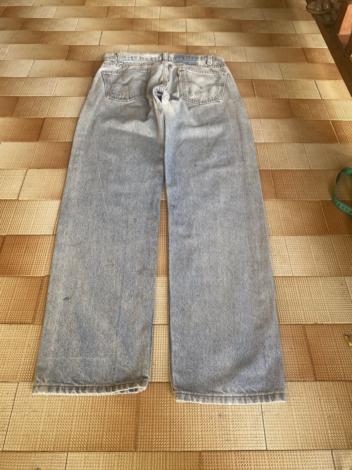 Levi's Vintage Clothing × Vivienne Westwood Vintage levis y2k Lot585 orange tab skinny denim Size US 31 - 4 Thumbnail