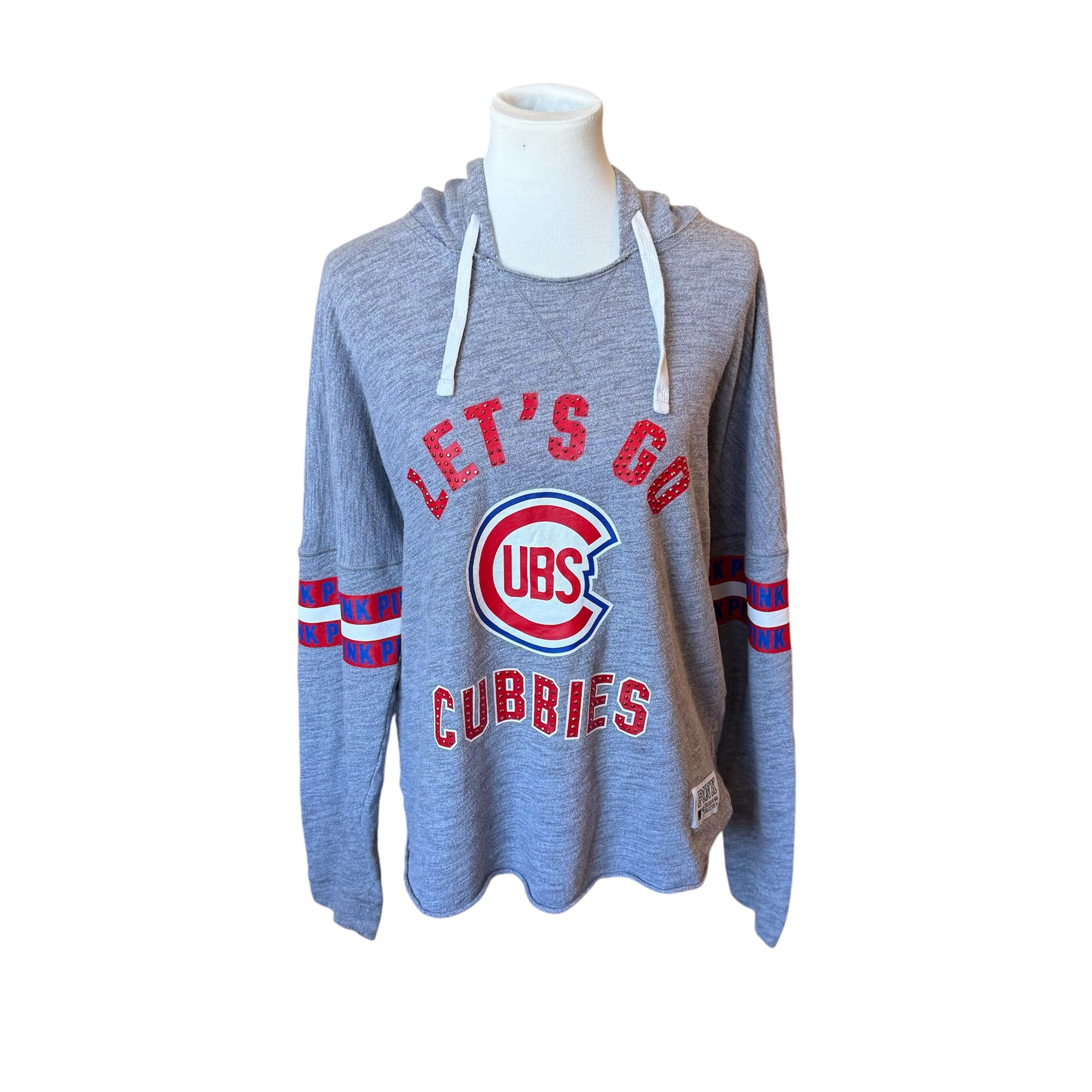 Pink VS PINK MLB Chicago Cubs Lt weight Hoodie Women M Size M / US 6-8 / IT 42-44 - 1 Thumbnail