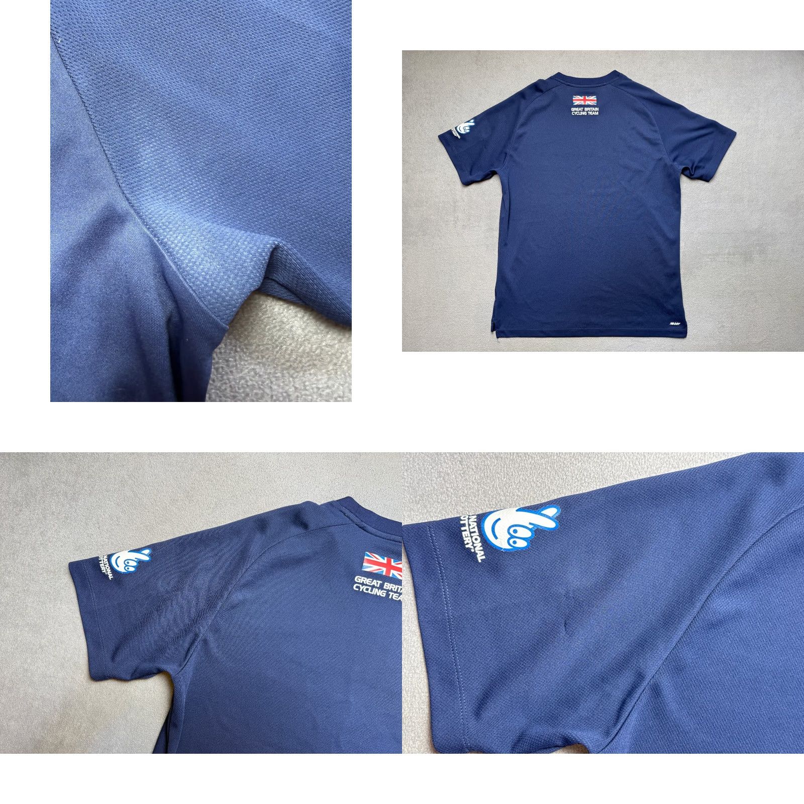 New Balance New Balance Great Britain Cycling Team Shirt Blue mens size L Size US L / EU 52-54 / 3 - 8 Thumbnail