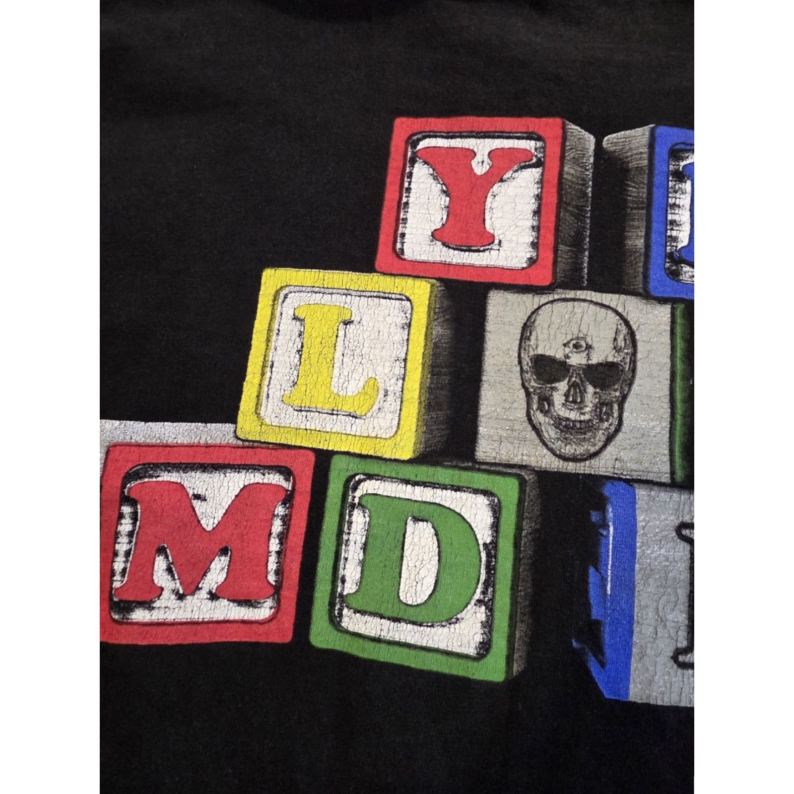 Doublet Bad Bunny YHLQMDLG Blocks Tour T Shirt Double-Sided Black Adult Medium Size US M / EU 48-50 / 2 - 5 Thumbnail