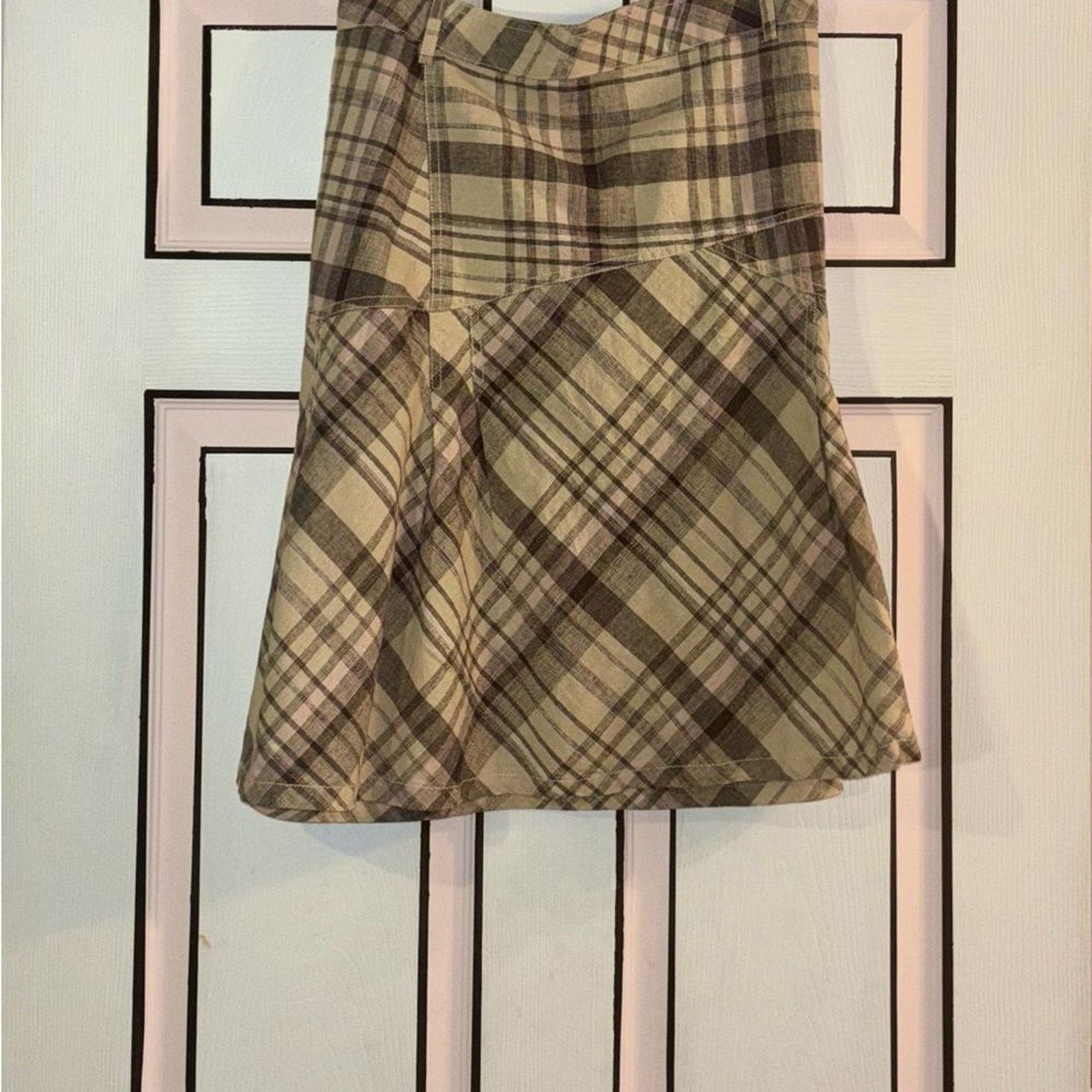 & Other Stories Sherry Taylor Plaid Mini Skirt Plus Size 1X Preppy Size 36" / US 14 / IT 50 - 6 Thumbnail