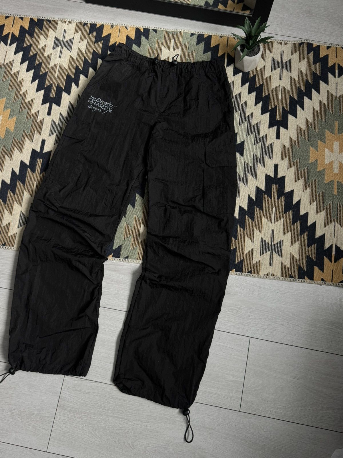 Ed Hardy Ed Hardy Nylon Big Logo Nylon Y2K Pants Size US 30 / EU 46 - 12 Thumbnail