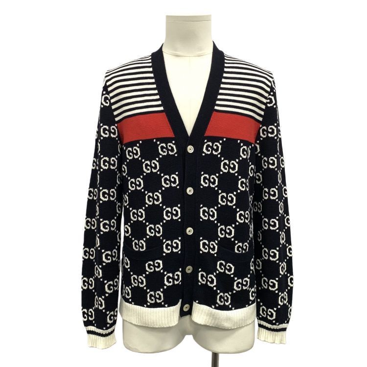 Gucci Gucci GG Logo Cardigan US M Size US M / EU 48-50 / 2 - 1 Thumbnail
