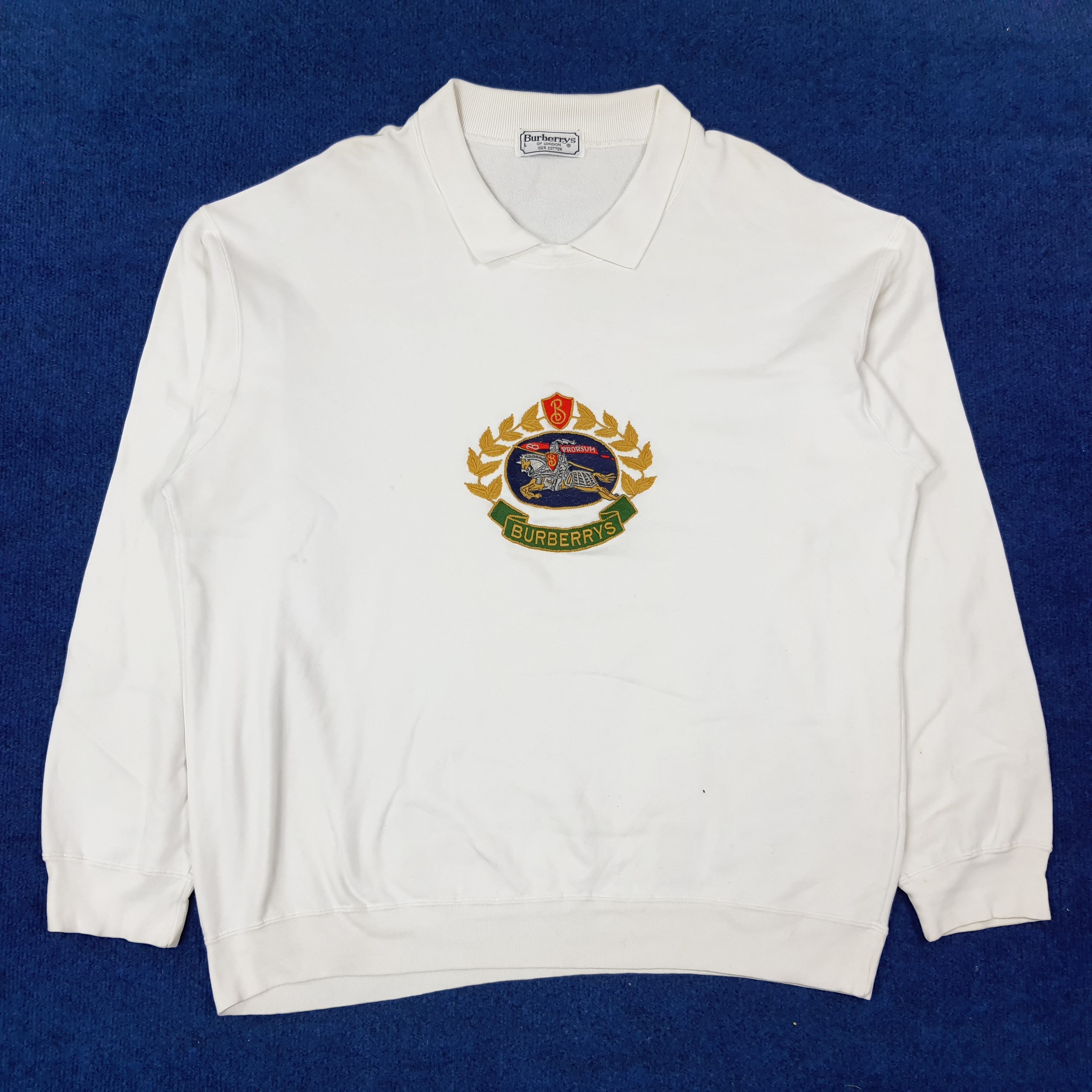 スウェット・トレーナー BURBERRY Men Sweatshirts 8102453 SP25 MW SI C1408 WHITE Burberry BURBERRY Men Sweatshirts 8102453 SP25 MW SI C1408