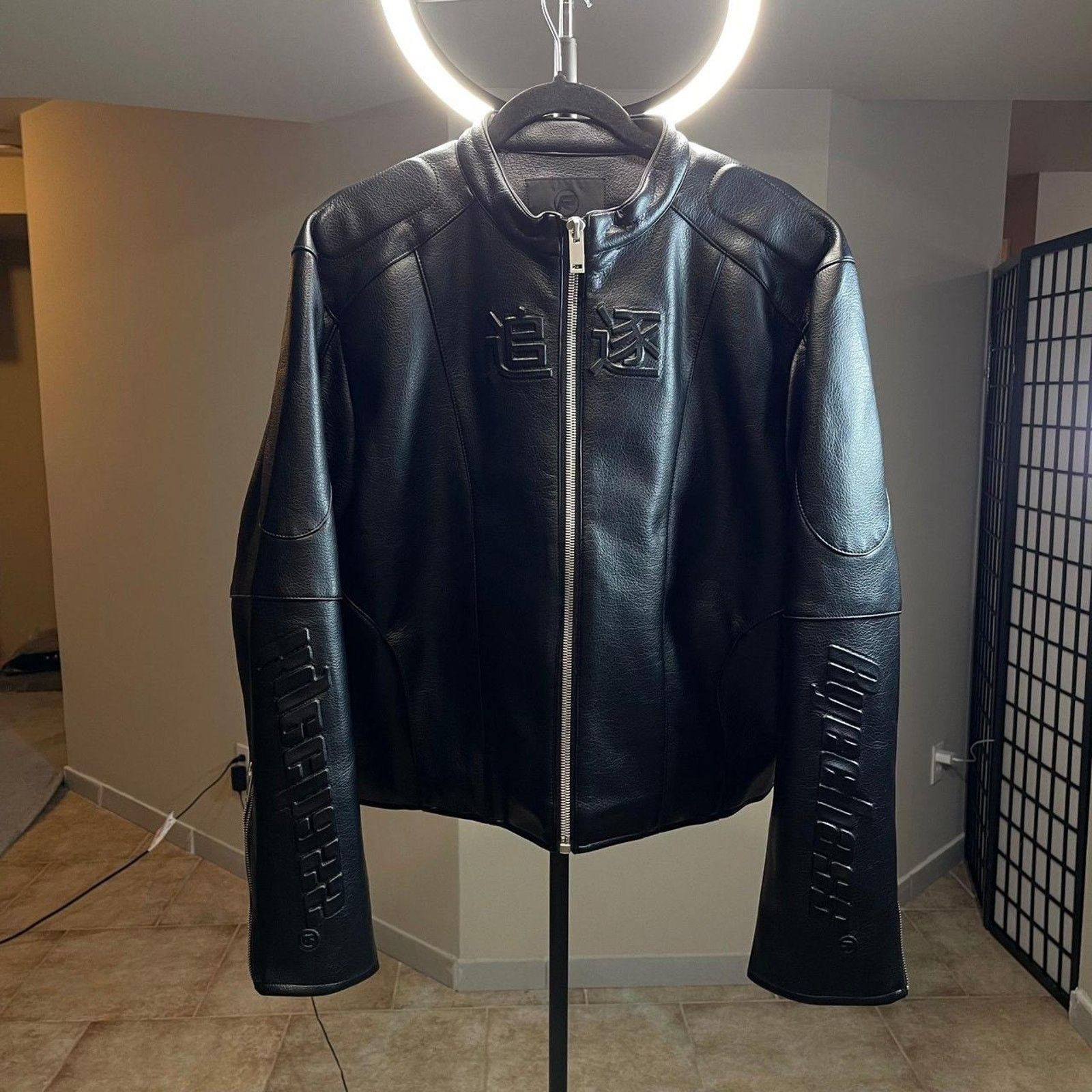 Japanese Brand × Vintage RYE CHASIN "CHASE"追逐“ RACING LEATHER JACKET Size US M / EU 48-50 / 2 - 1 Thumbnail