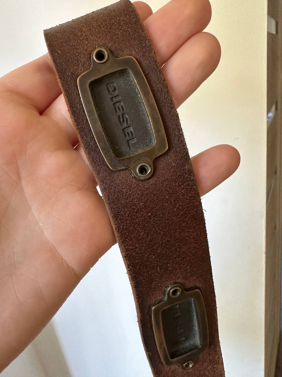 Diesel Vintage Diesel Leather Belt y2k Size ONE SIZE - 4 Thumbnail