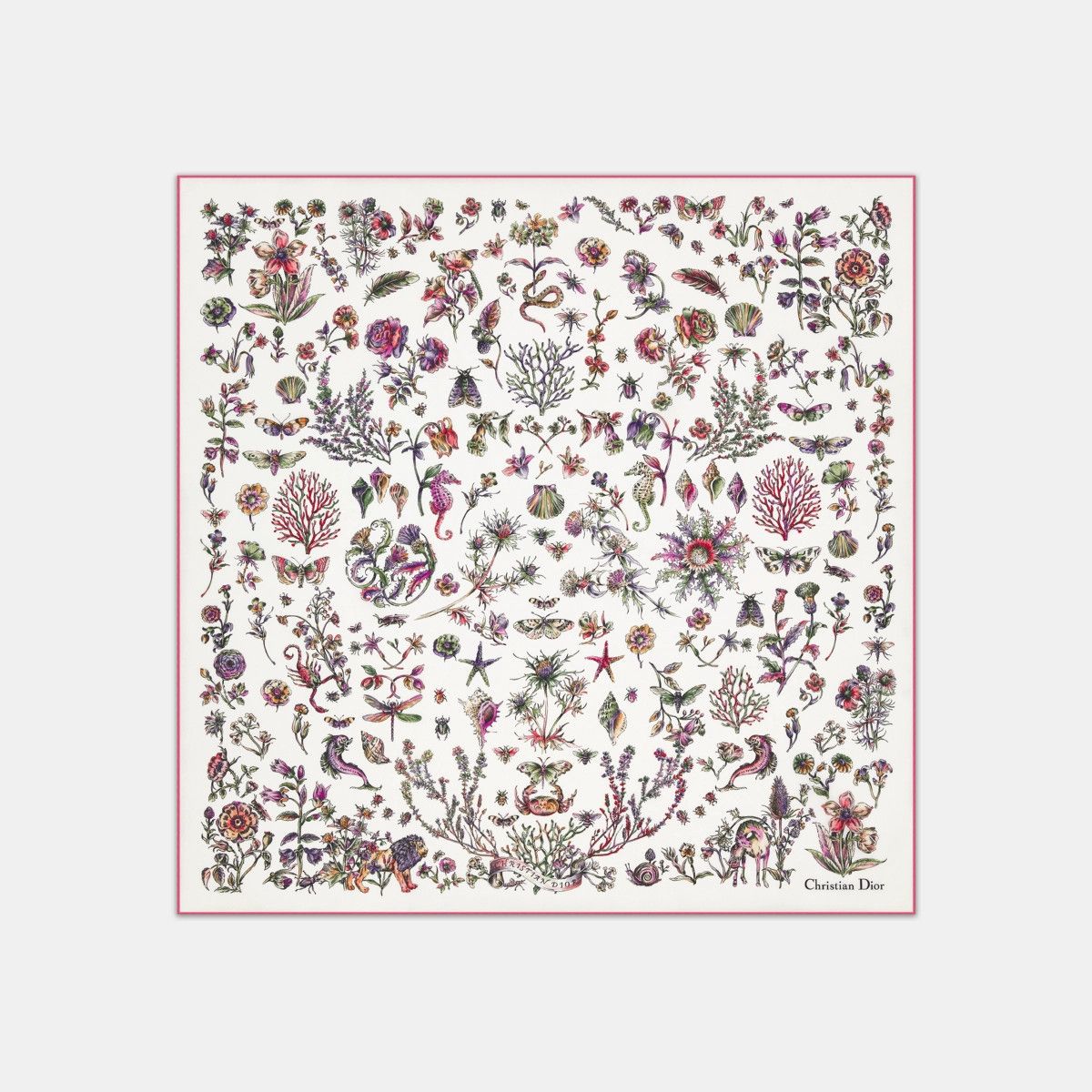 Dior o1bcso1str0226 Size:OS/70 Square Scarf in Multicolor Size ONE SIZE - 1 Thumbnail