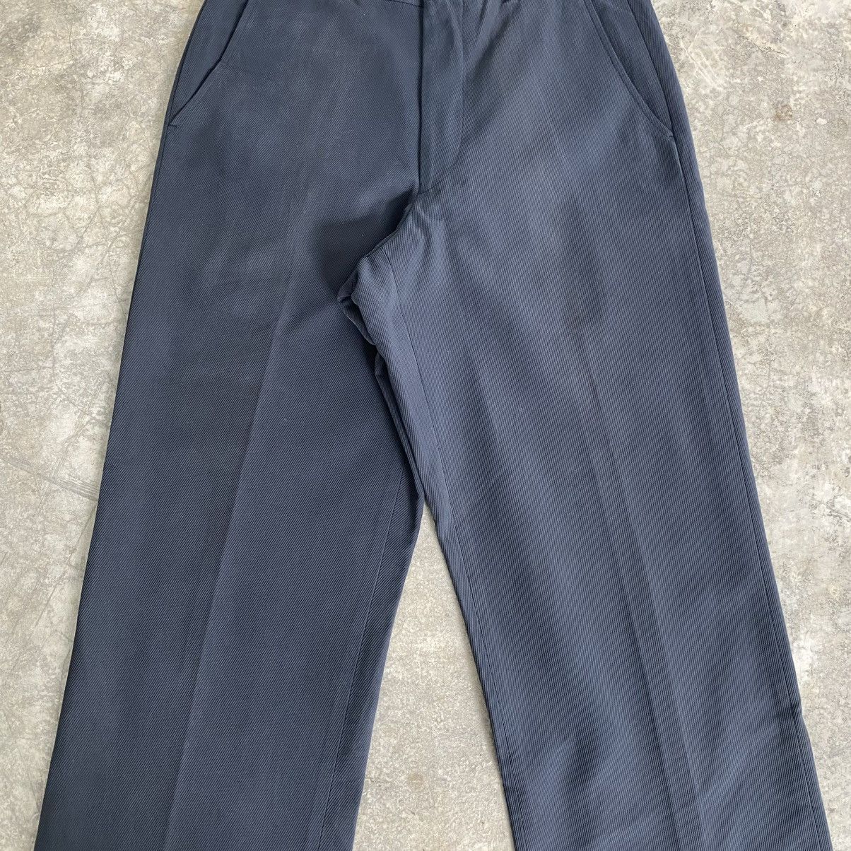 Emporio Armani 1990’s Emporio Armani Twill Cotton Wide Trouser Pants Size US 31 - 6 Thumbnail
