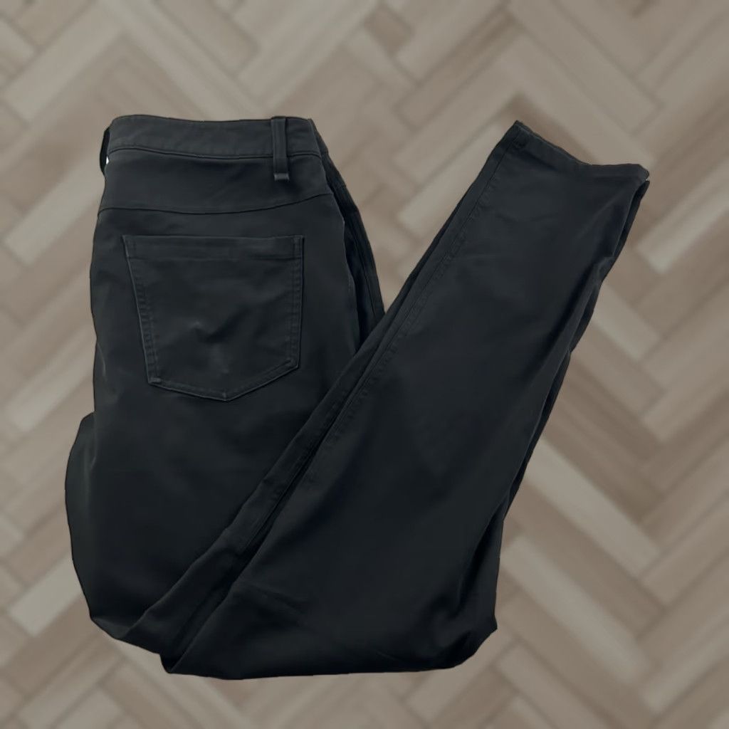 Lululemon Lululemon ABC Slim Taper Fit Pants Men's 31x31 Black Size US 31 - 1 Thumbnail