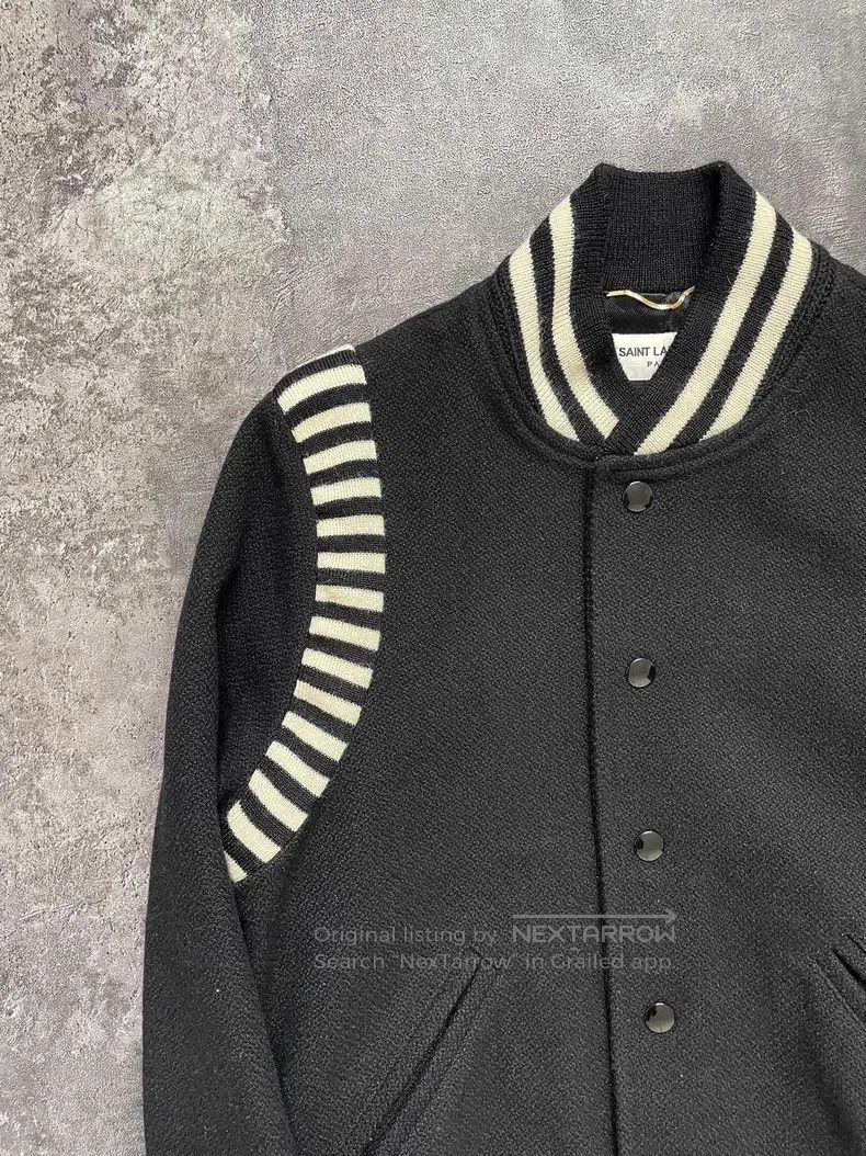 Saint Laurent Paris Saint Laurent Paris Zebra print patchwork woolen baseball Size XS / US 0-2 / IT 36-38 - 2 Thumbnail