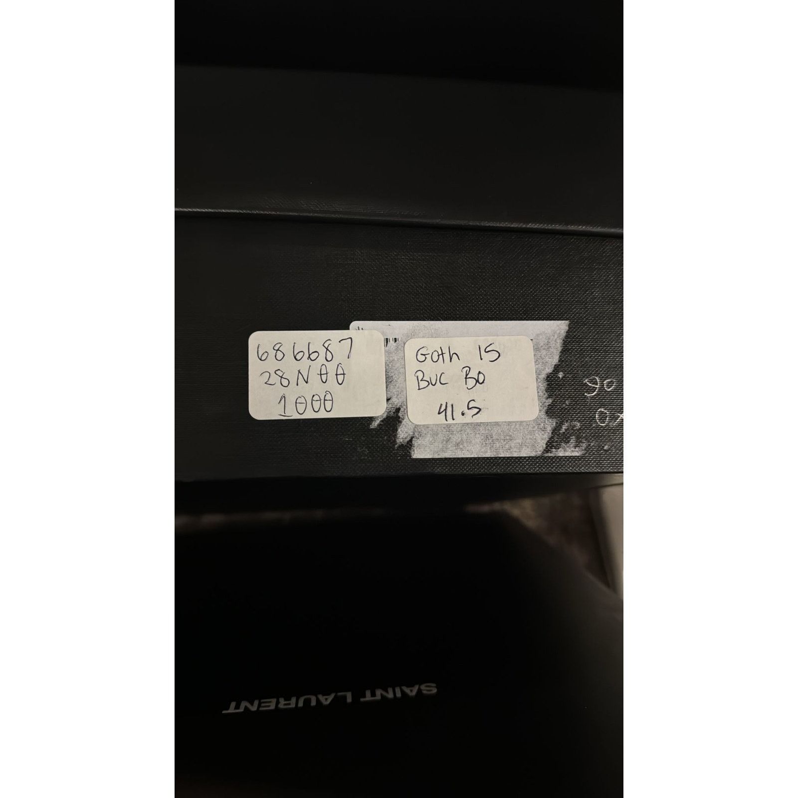 Saint Laurent Paris o1rshd1 Goth 15 Boots in Nero Size US 8.5 / EU 41-42 - 21 Thumbnail