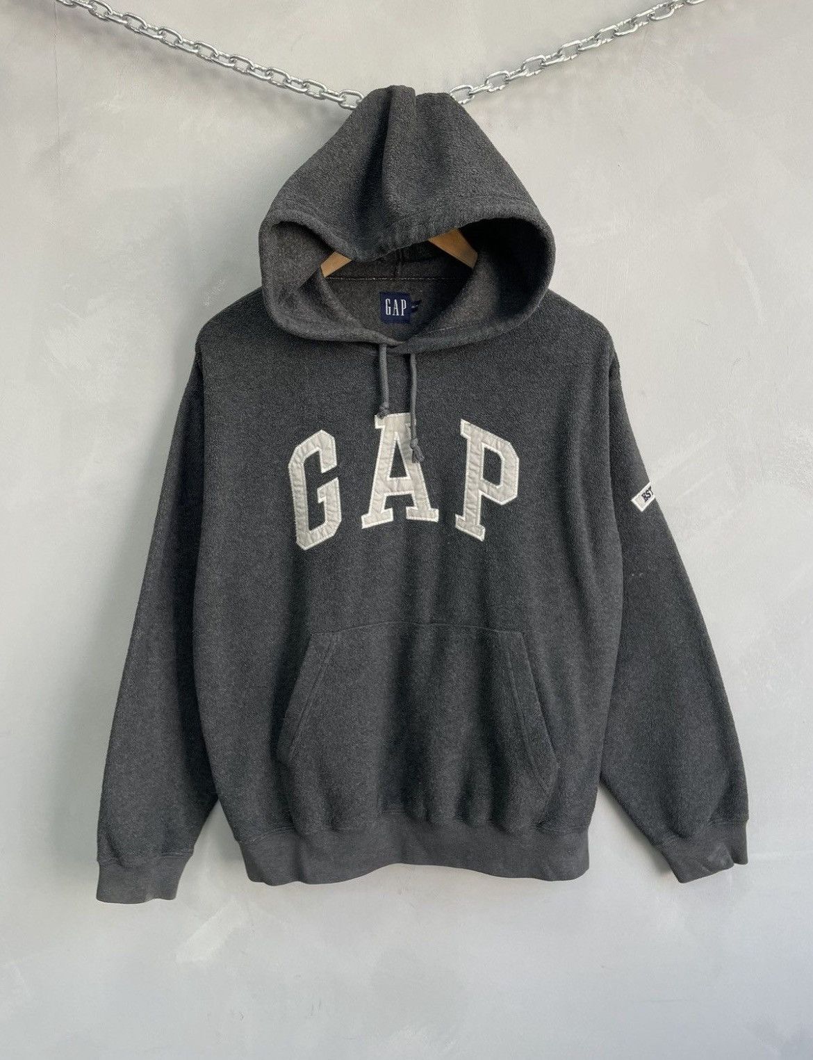 Gap Vintage y2k Gap teddy fleece big logo hoodie Size US M / EU 48-50 / 2 - 1 Thumbnail