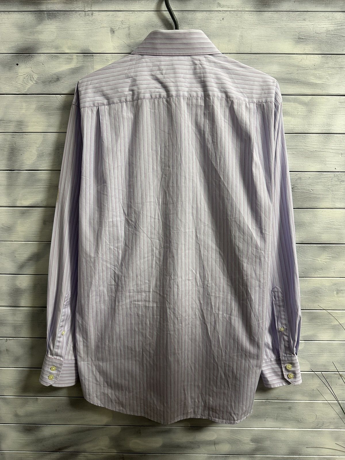 Balmain Rare Luxury Shirt Balmain Home Two Fold Cotton Vintage Size US L / EU 52-54 / 3 - 7 Thumbnail
