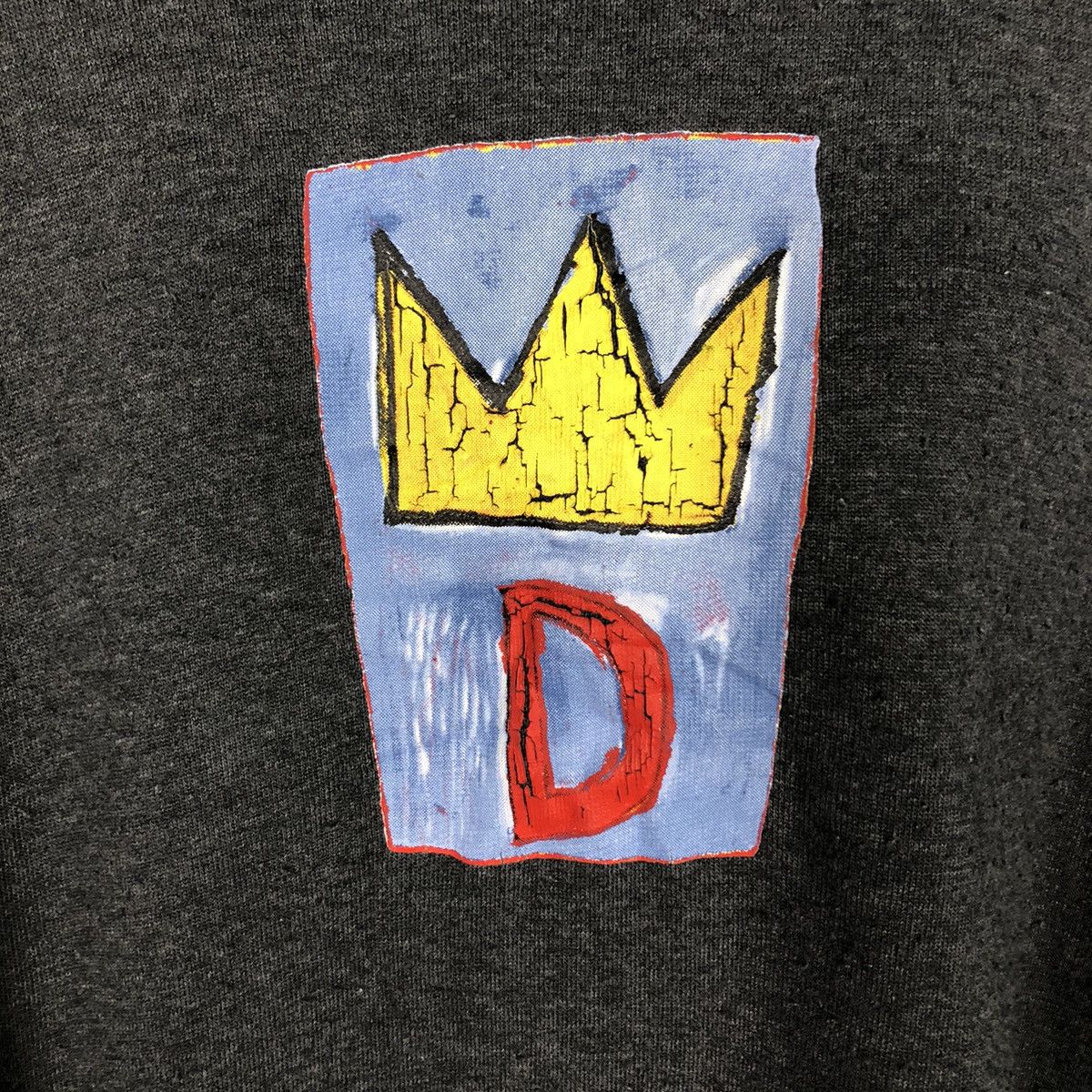 Japanese Brand 📌Vintage Hoodie Pull Over Jean Michel Basquiat Big Logo Size US XL / EU 56 / 4 - 16 Thumbnail