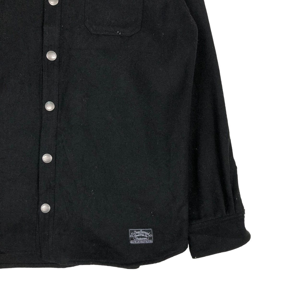 Japanese Brand 🔥BIKER WOOL JACKET PUNK DESIGN WING SPREAD MOTORCYCLE Size US L / EU 52-54 / 3 - 5 Thumbnail